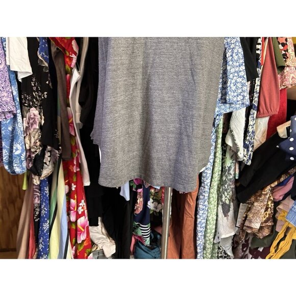 Torrid Tank Top Pullover Wide Strap Heathered Gray Mountain Scene Knit Sz 1 (1X) - Picture 3 of 7